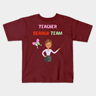 Teacher Search Team Kids T-Shirt